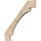 Ekena Millwork 3 1/2"W x 44"D x 44"H Merced Smooth Knee Brace, Douglas Fir BRC04X44X44MRC00SDF - alternate 1